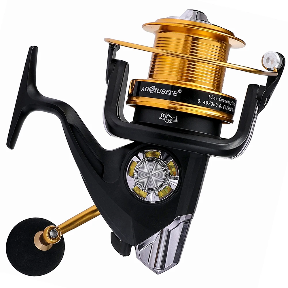 GHOTDA-bobina de pesca de agua salada para lubina, carrete giratorio de peso ligero, 4,9: 1, 15Kg, 8000, 9000, 10000 - imagen 3