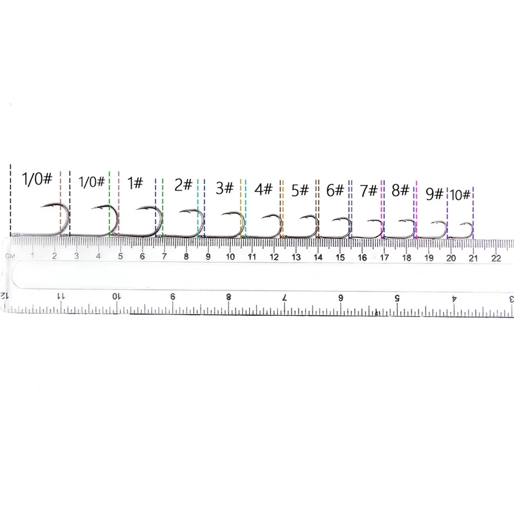 ISEAMA-anzuelo de Pesca circular, Gancho de cabeza de asistencia en el mar, color negro, 3 bolsas - imagen 5