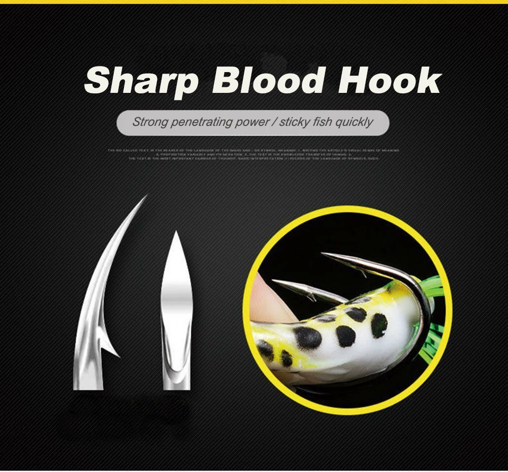 Señuelo de rana de 1 piezas, cebo de tubo suave de 90mm y 5,6g, señuelo de pesca de plástico con anzuelos de pesca, ojos artificiales 3D de rana Topwater Ray - imagen 4