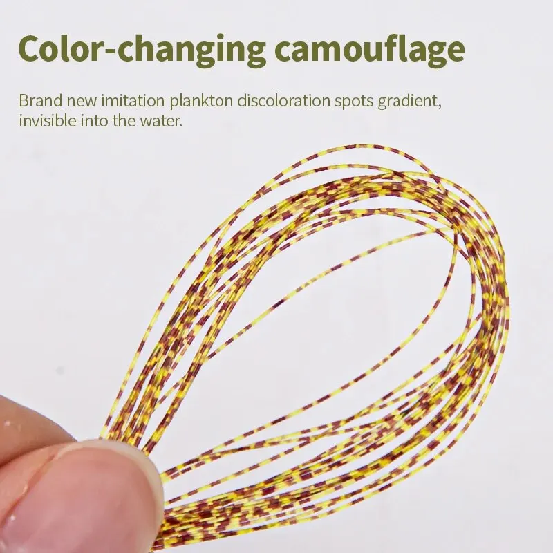 Sedal de pesca superfuerte en 3D, Sedal verde de 1000M, 18lb, 20lb, 22lb, 24lb, revestimiento de fluorocarbono, hilo de nailon para fregadero de monofilamento - imagen 3