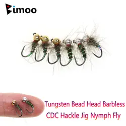Jig Ninfa CDC Bimoo #16 – Cabeza tungsteno para trucha