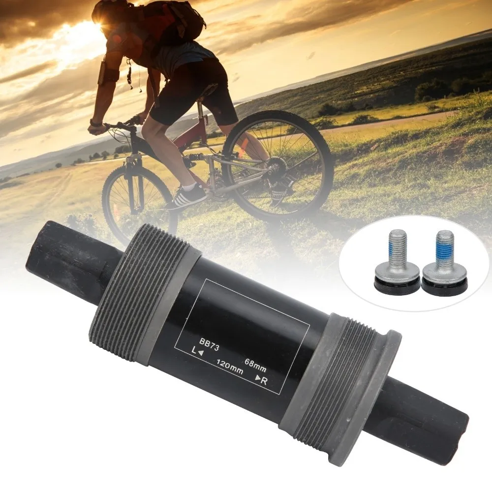 1 Juego de soporte inferior sellado de 68mm, soporte inferior de bicicleta de acero al carbono cónico cuadrado con tornillos de 113/120/126mm de longitud - imagen 2