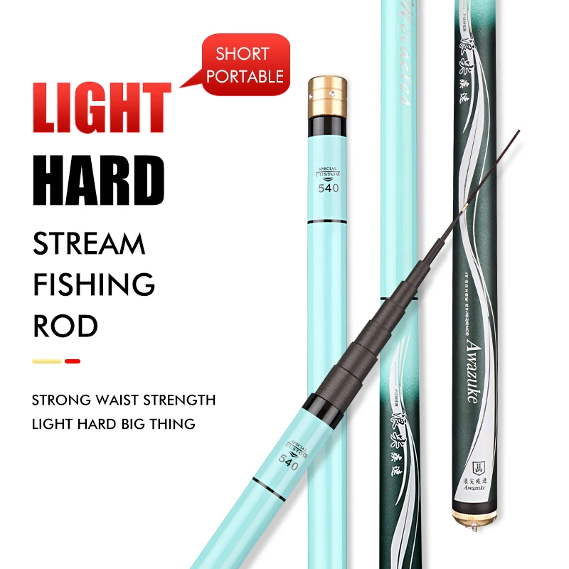 Caña de pescar para principiantes, caña de agua dulce, caña de pescar de mano, tamaño completo, portátil, viaje, 3M4M5M6M7M8M, telescópica, ligera y dura - imagen 3