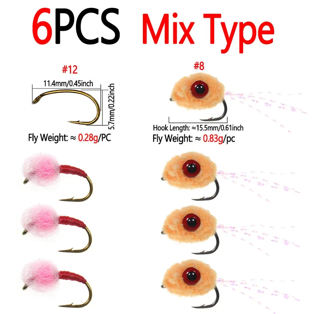 6pcs Mix Type