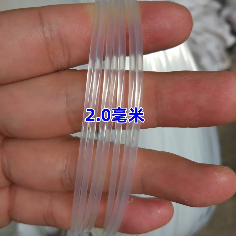 Línea de pesca de 100M, 0,6mm-2,2mm, hilo de nailon duradero y resistente, línea de pesca ultragruesa, accesorios de pesca trenzados con mosca - imagen 5