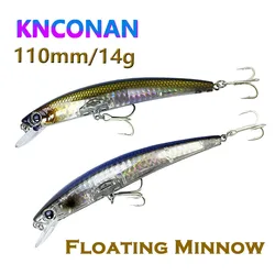Wobbler flotante 14g – 11cm buceo profundo para lubina