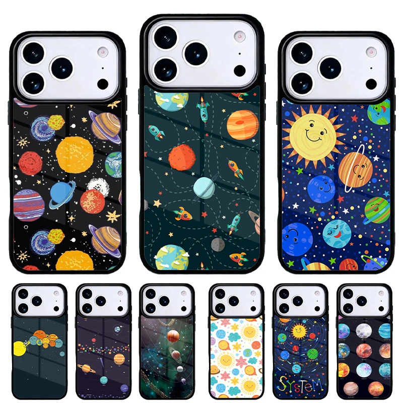 Funda iPhone constelaciones sistema solar – Carcasa trasera 17 Air