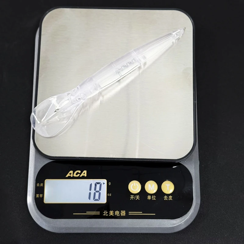 Señuelo de pesca de pececillo de buceo profundo, 20 piezas, sin pintar, 120mm, 18g, Bandit de agua salada, Walleye, cebo Artificial de curricán para carpa lubina - imagen 3