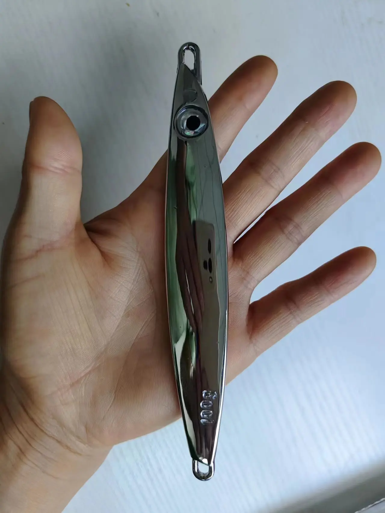 Señuelo de pesca de agua salada, 1 piezas, Color plateado, 60g, 80g, 100g, 120g - imagen 4