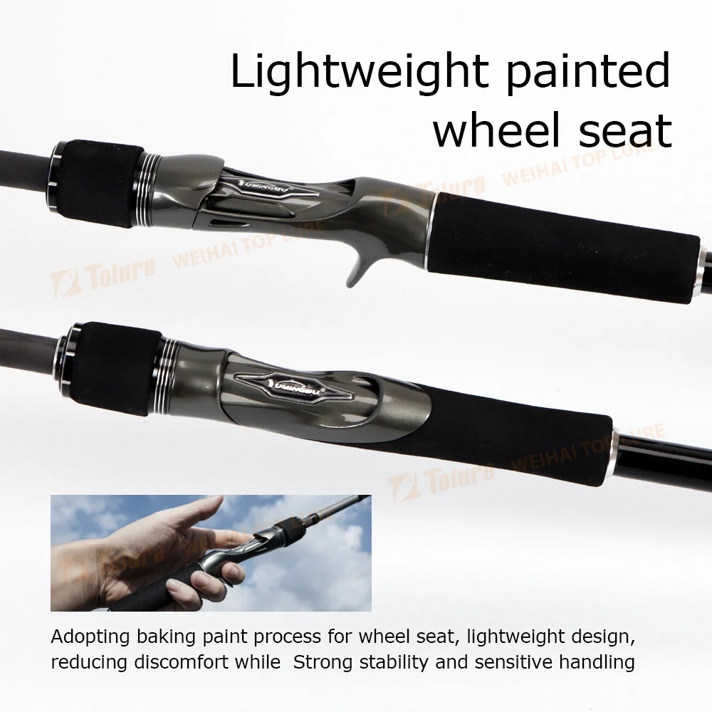 Caña Spinning Casting TOLU HY2 – 2.4m Acción MH para lubina - imagen 3