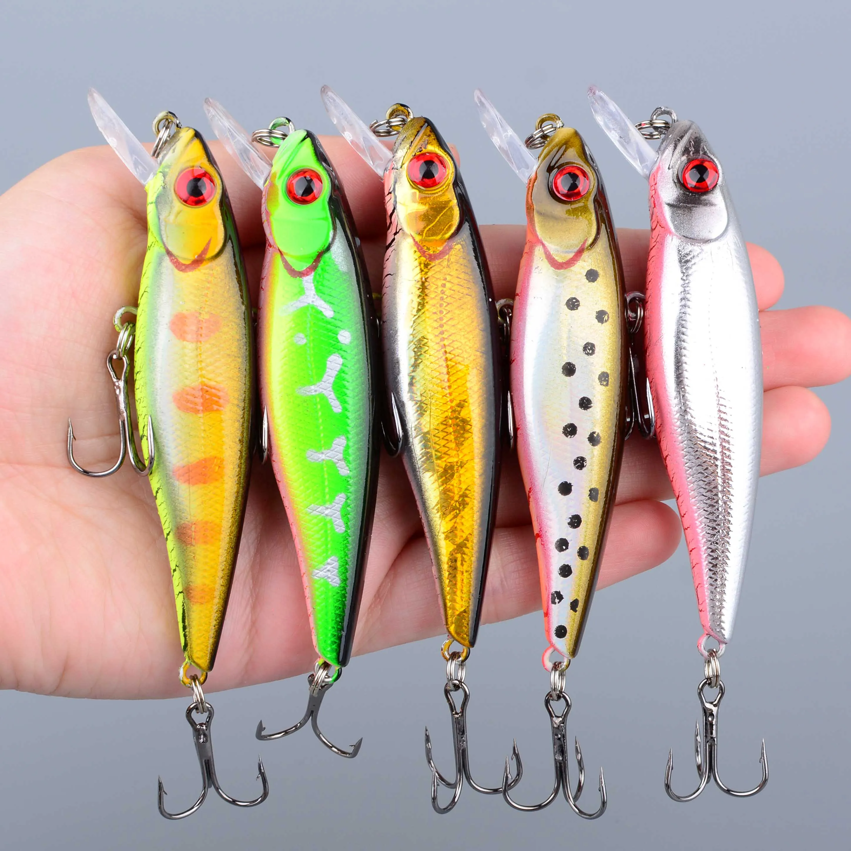 Señuelo Minnow Swimbait 3D para carpa con acabado realista - imagen 3