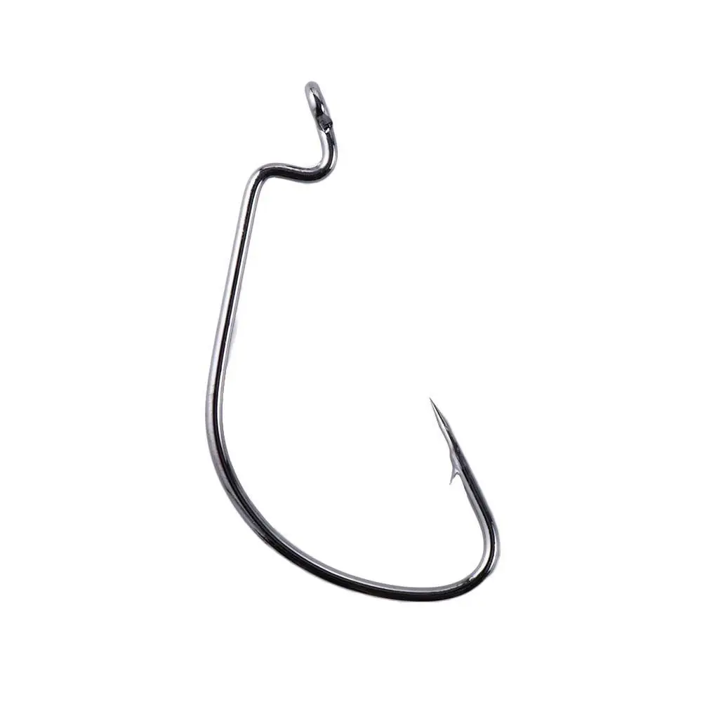 un gancho de pesca curvo diseñado para una captura efectiva