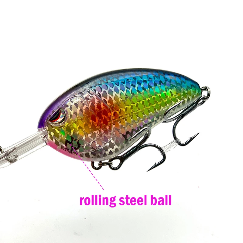 Testar Rattlin Crankbait cebo flotante para pececillos 7cm 29g Wobbles artificiales fundición larga lubina bagre Pike Swimbait Señuelos de Pesca - imagen 5