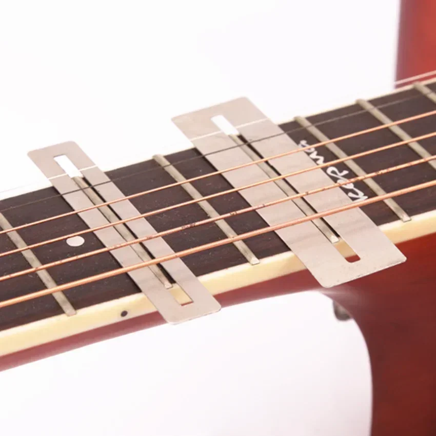 Kit protector de piedra de lijado de alambre de traste, púas de guitarra, placa de dedo, pulido Radian, herramienta Luthier DIY, accesorios de piezas de bajo y guitarra - imagen 4