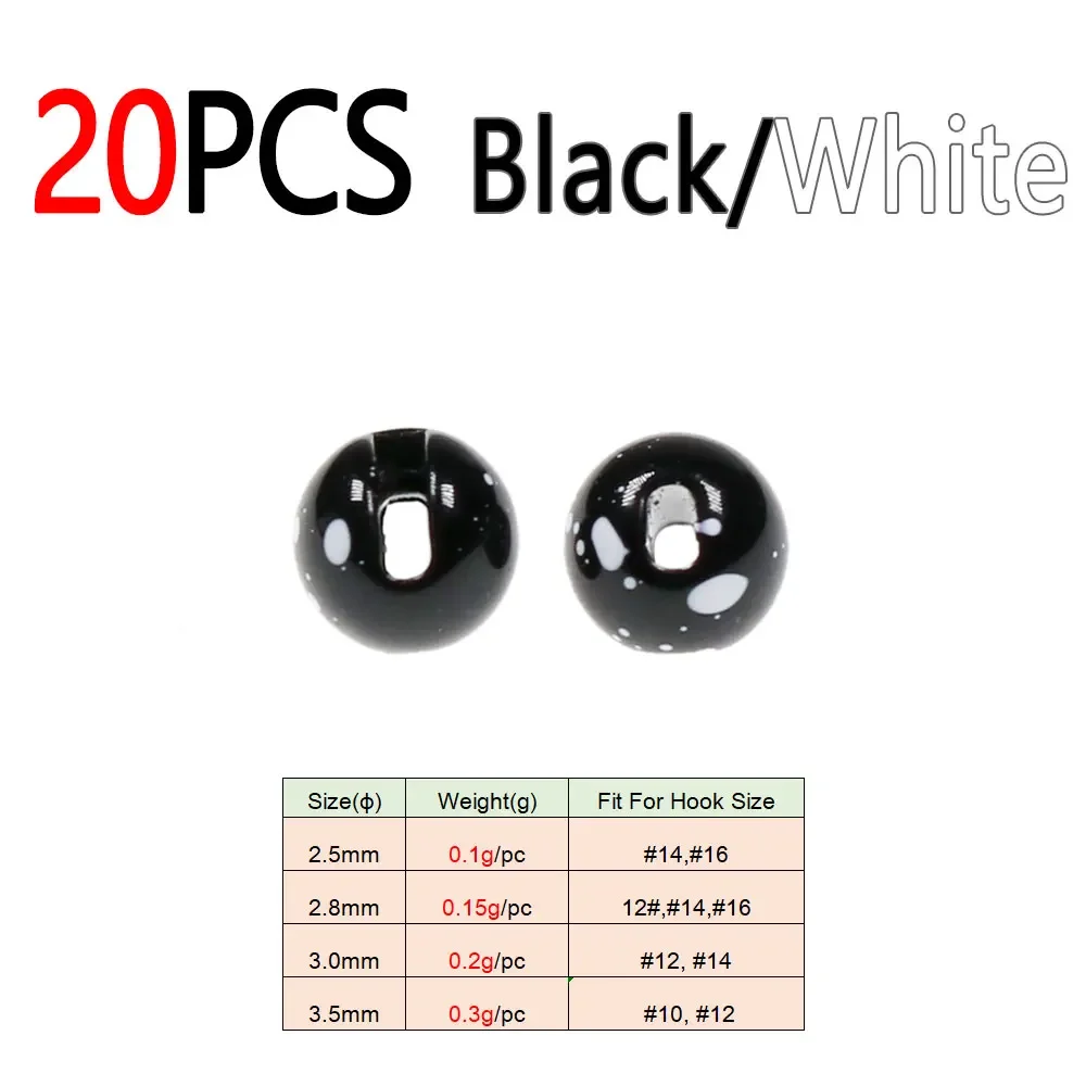 20pcs BlackIWhite
