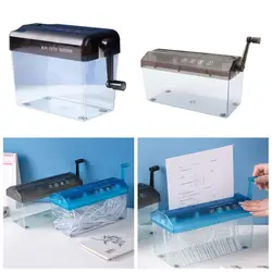 Mini Trituradora Manual Papel ABS con Manivela – Cortadora ecológica