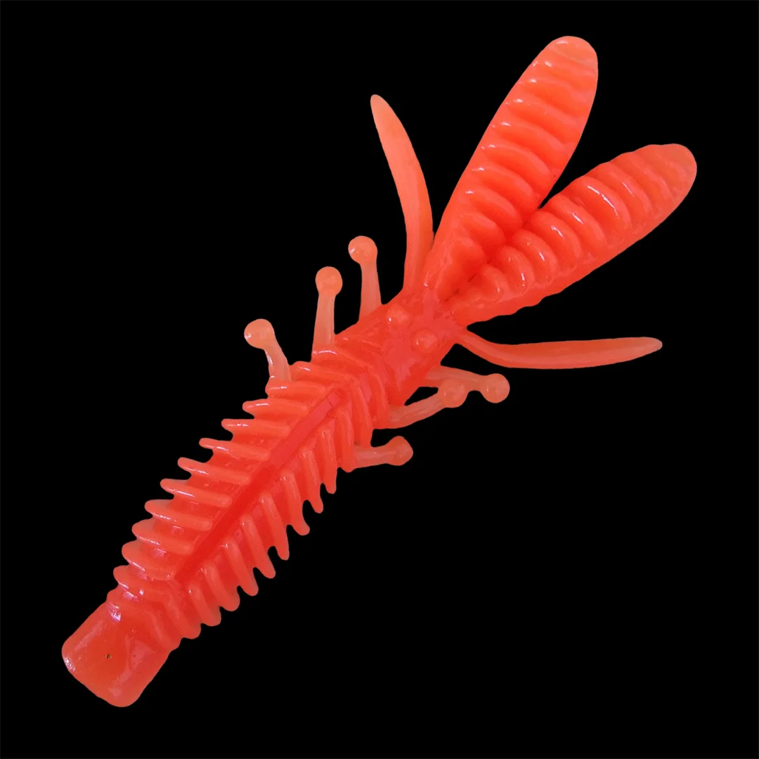 32 Uds 6,5 cm/7,5 cm TPR flotante Craw señuelo suave Señuelos de pesca camarones langosta señuelo de plástico suave Señuelos de Pesca - imagen 5