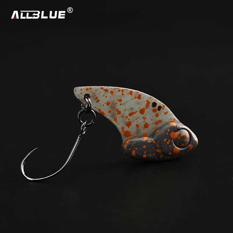 ALLBLUE 2g 3g KUROBALL placa de circuito VIB señuelo de pesca sin labios Crankbait hundimiento Wobbler flujo área trucha cebo Artificial - imagen 5