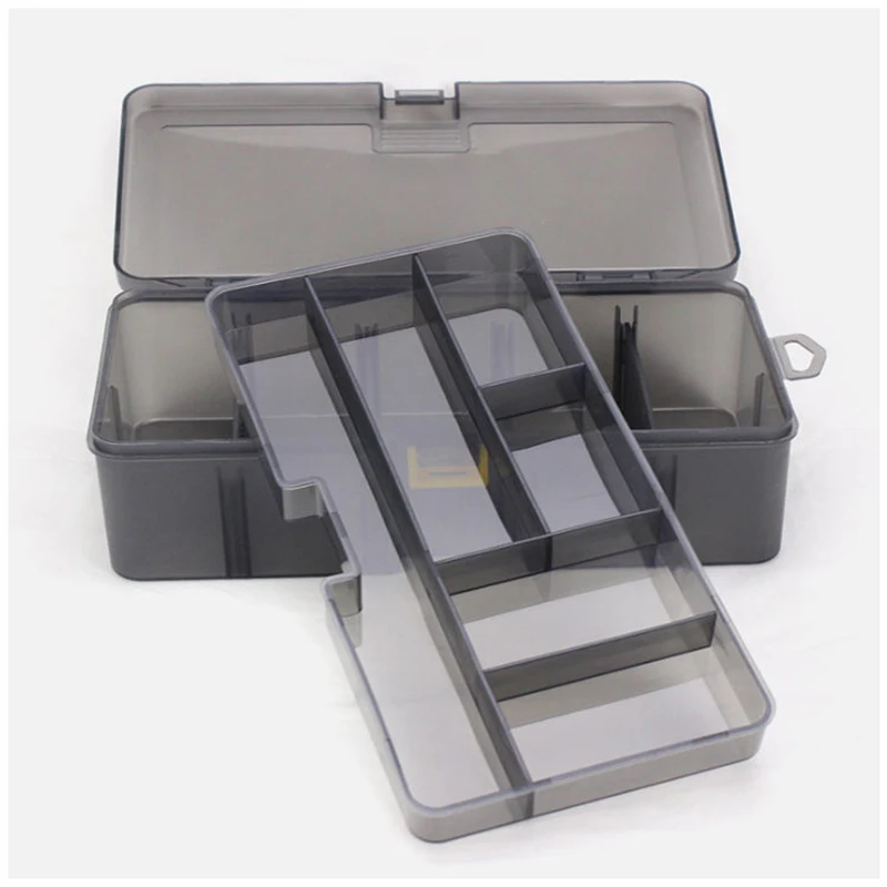 WEIHE, venta al por mayor, color de pistola, señuelos de doble cara, cebo impermeable, caja de aparejos de pesca de plástico - imagen 3