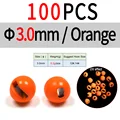 3.0mm 100pc Orange
