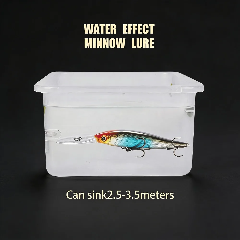 Jerkbait Minnow 107SP 8g – 107mm hundimiento 2,5-3,5m lubina - imagen 3