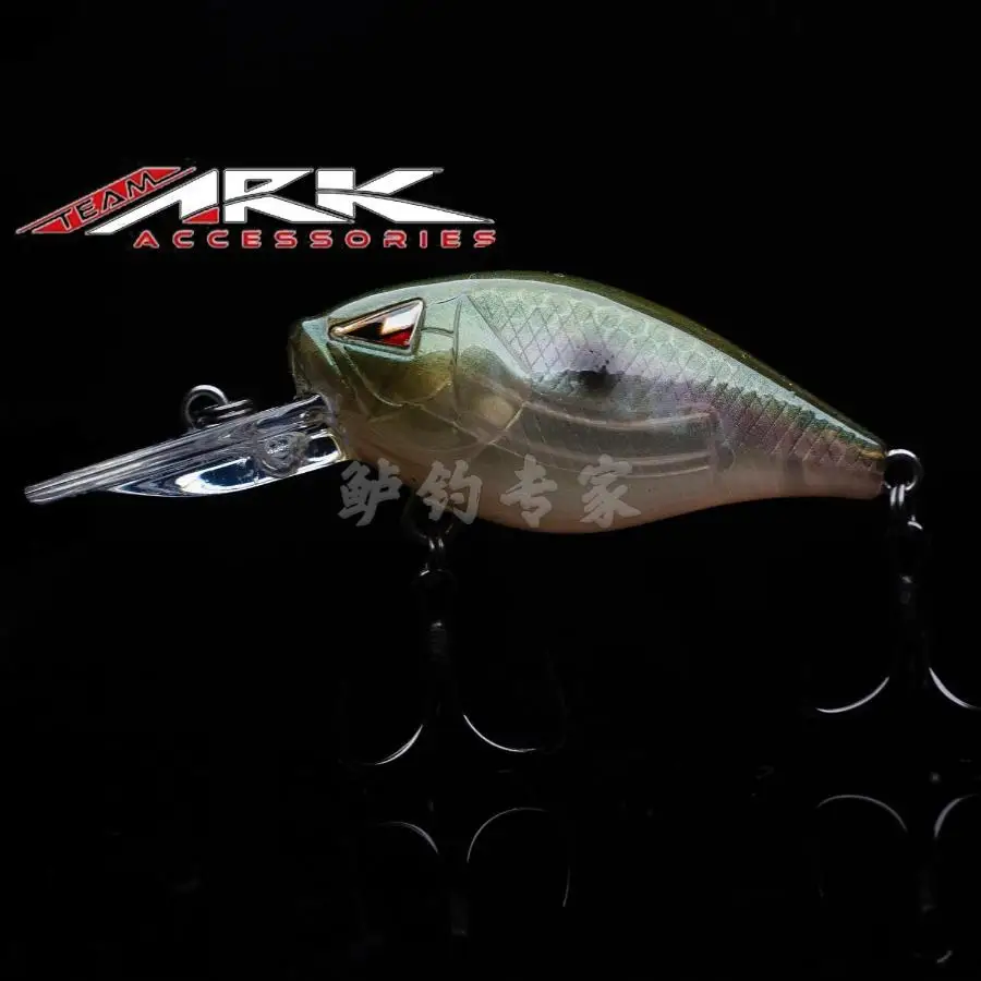 ARK CM36 Mini poco profundo y gordo Musta KVD personalizado Hookluya cebo falso pez fundido lejano perca - imagen 3