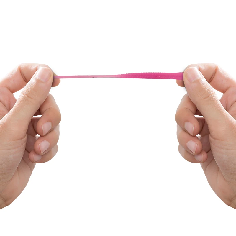 12 Uds Mini señuelo suave de pesca de raíz 4,5 cm 0,3g pesca Artificial de silicona cola recta olor a pescado Leurre Souple Swimbait de plástico - imagen 3