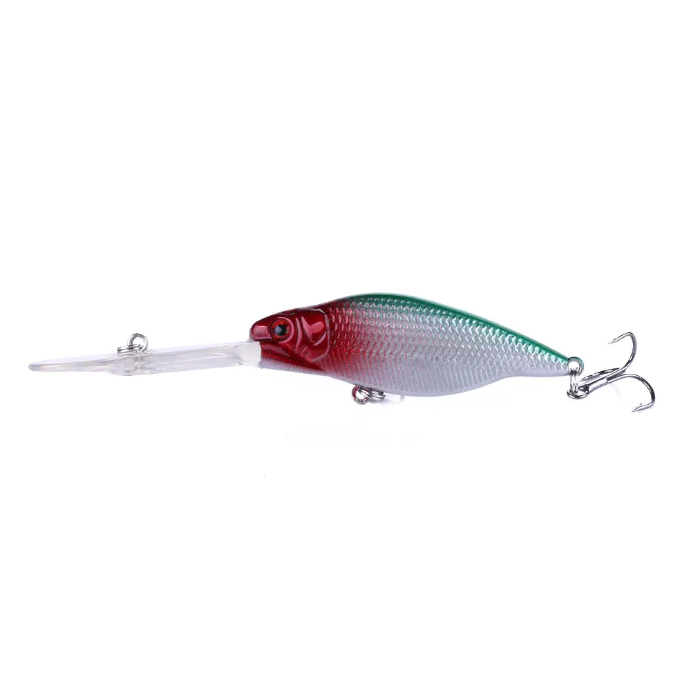 Señuelo Minnow Labio Largo Wobbler para Lubina y Lucio Buceo Profundo