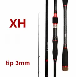 Caña ZZ239 en fibra de carbono 1.8-2.4 m para spinning 18-70 g
