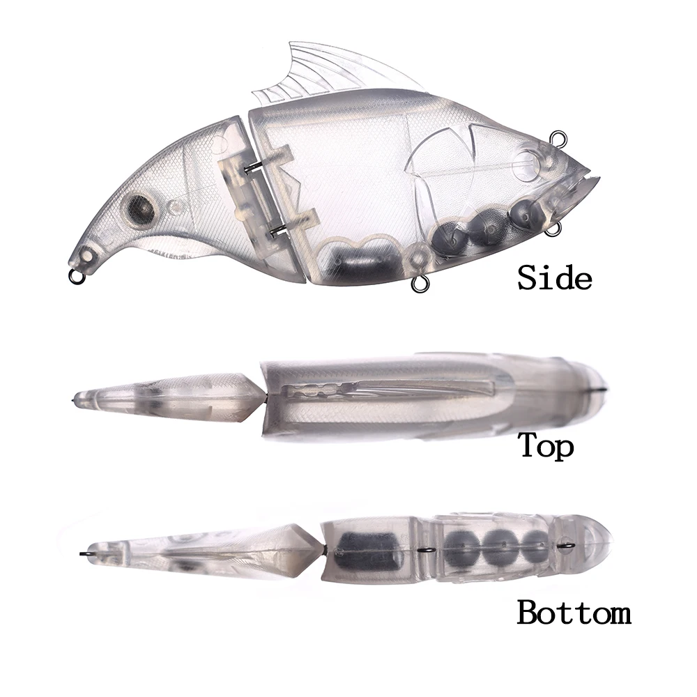 Chan'sHuang-señuelo de pesca Artificial, cebo en blanco sin pintar, 2 piezas, 200MM, 169G, 2 segmentos - imagen 3