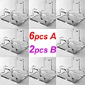 6Pcs A and 2Pcs B