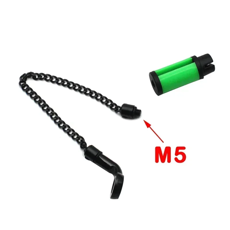 Carretes basculantes de pesca de carpa, 1 unidad, indicador de alarma de mordida de cadena de Metal, accesorios de pesca de carpa - imagen 4