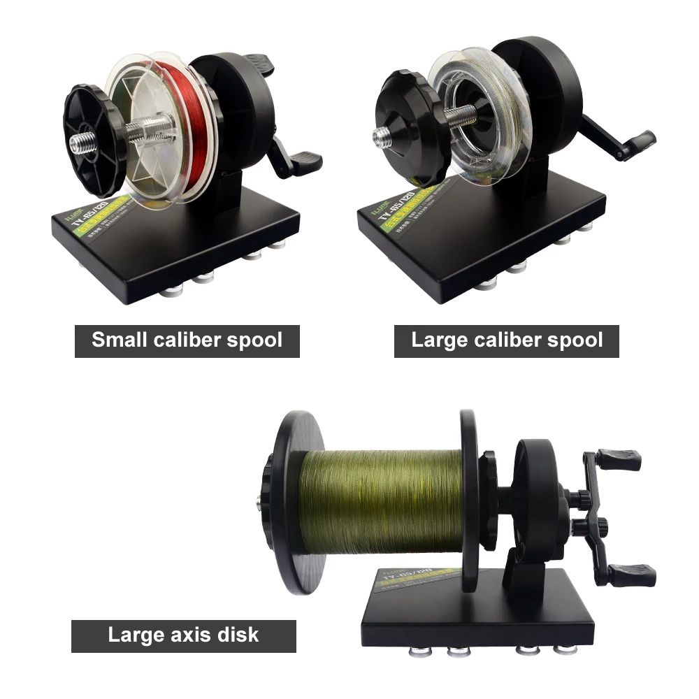 Carrete de línea de pesca portátil, carrete giratorio, aparejo de pesca, equipo cambiador de alambre, Baitcasting - imagen 5