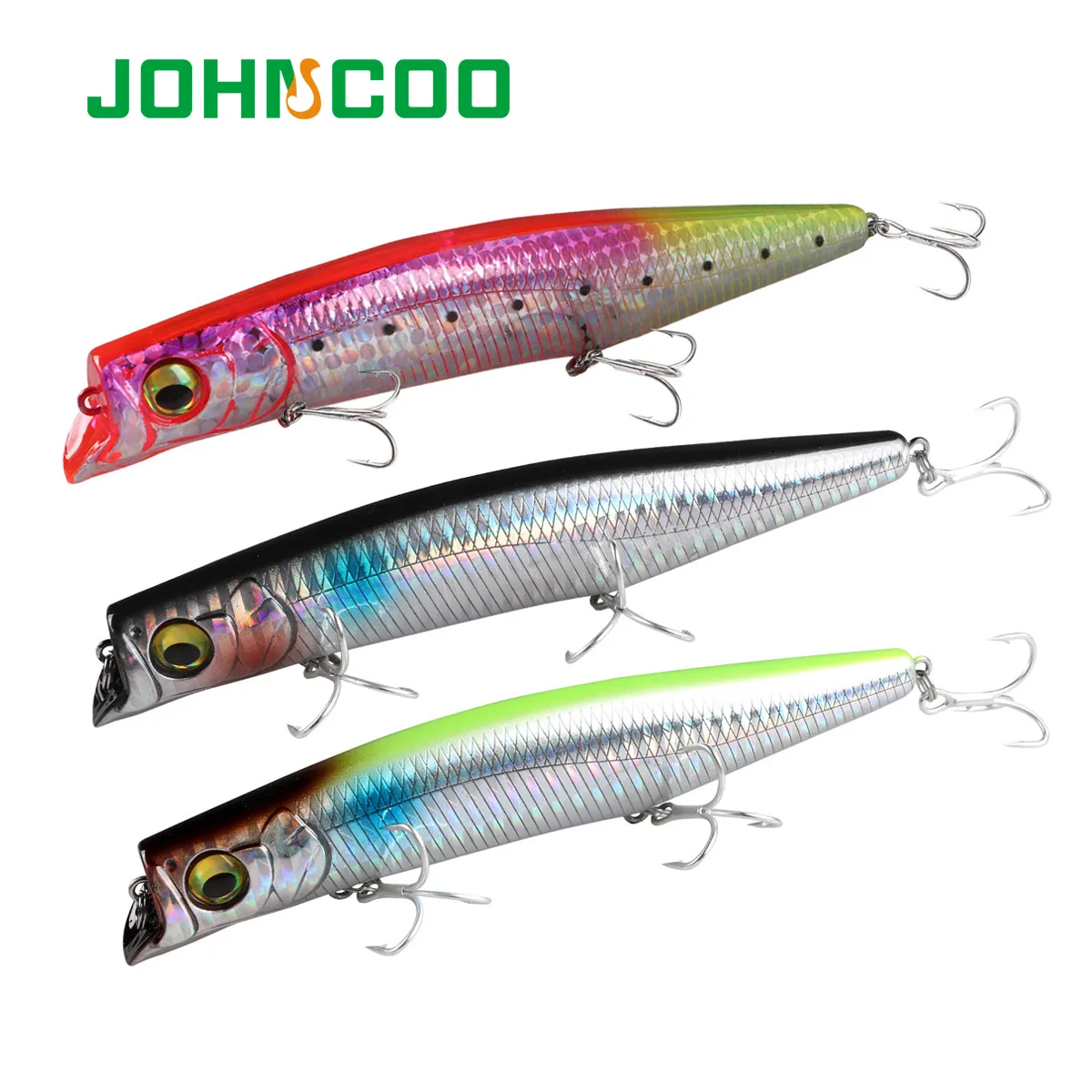 Señuelo de pesca para pesca en el mar, señuelo duro Minnow, 12cm, 21g, señuelos flotantes para lubina, alta calidad