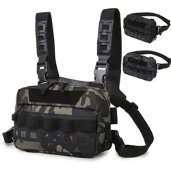 Bolsas tacticas de pesca para pecho - chaleco y aparejos