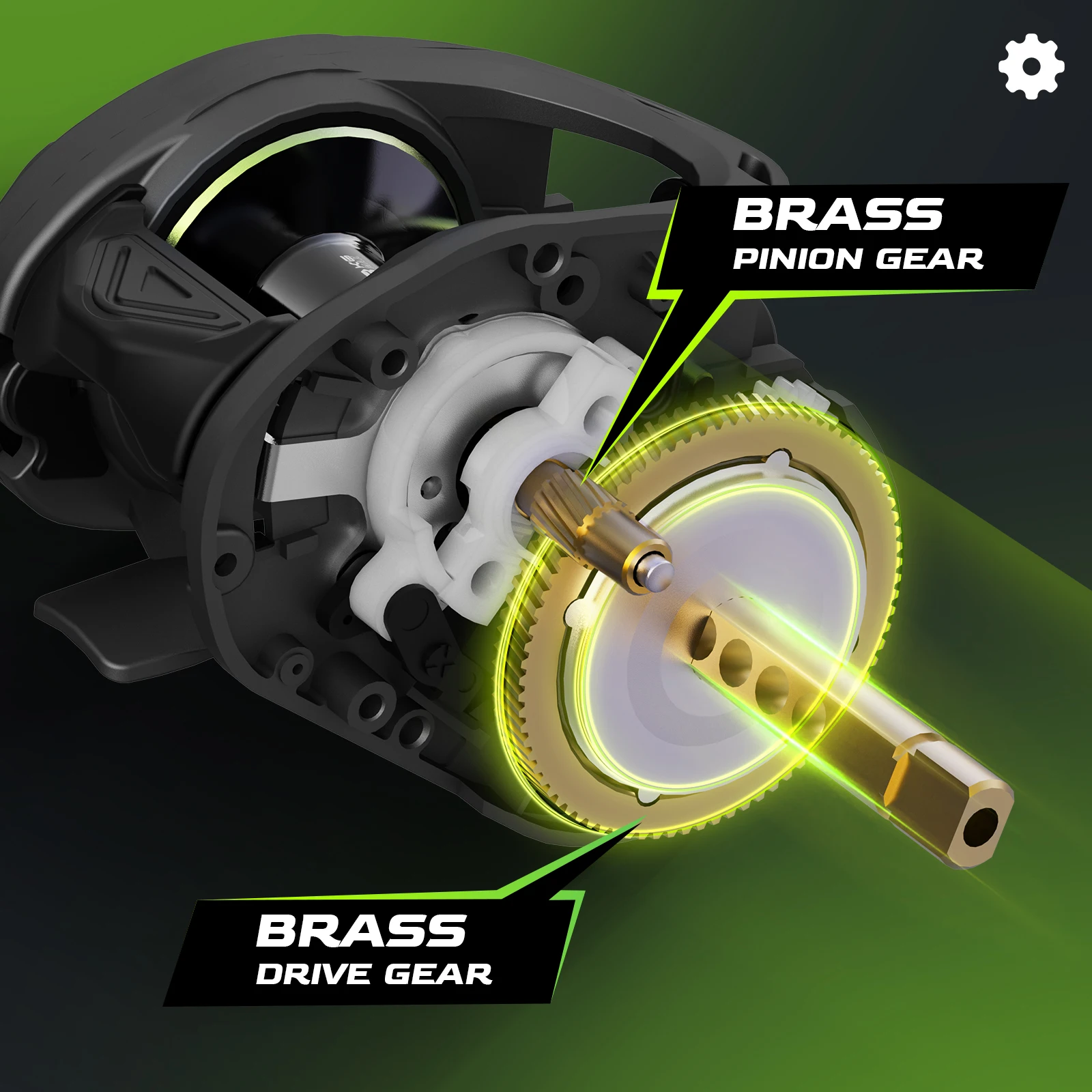 HANDING M1 Carrete de lanzamiento de cebo Arrastre máximo de 8 kg Perfil bajo Carrete de pesca 6+1 BB de doble escudo 7.2:1 Relación de transmisión 207G Lanzador de cebo duradero - imagen 2