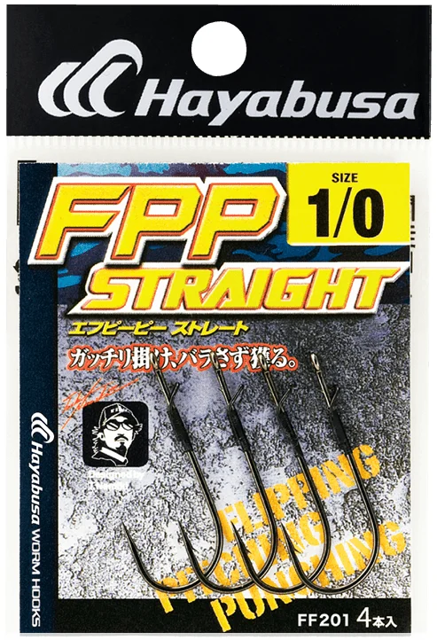 Hayabusa-señuelo japonés FF201FPP, gancho recto pesado, cebo blando - imagen 5