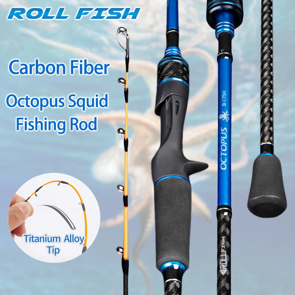 ROLLFISH B175H – Caña slow jigging con punta titanio para calamar