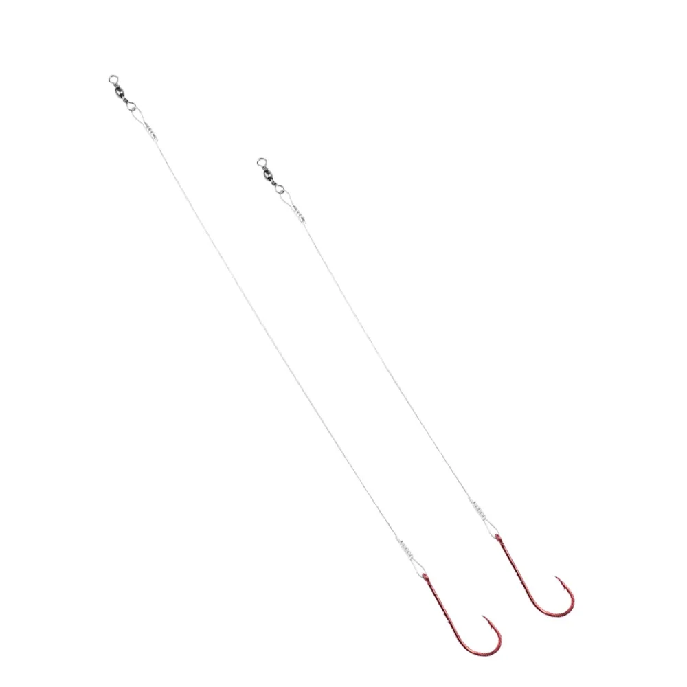 FTK 10 Uds 16CM 23CM alambre de acero antimordida hilo de pescar correas líder para pesca con anzuelo Baitholder señuelo accesorios de pesca - imagen 3