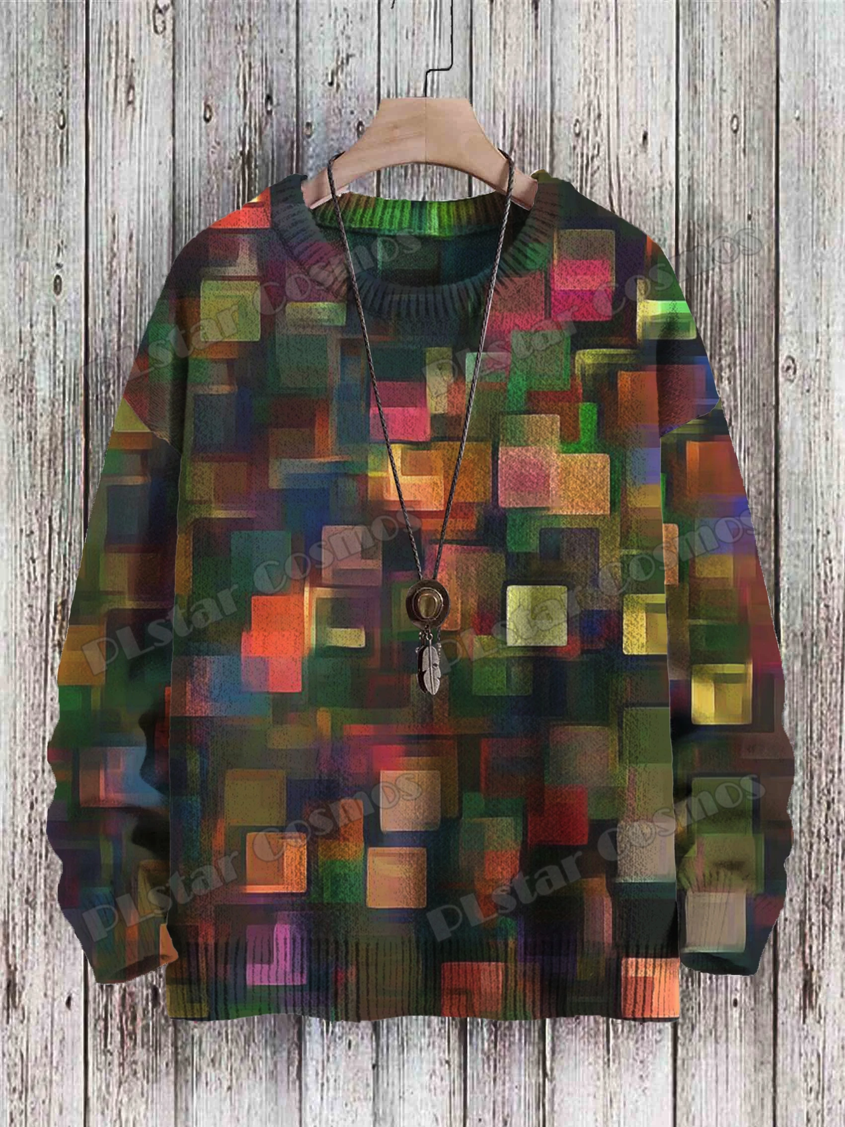 Jersey KMY26 con estampado 3D de tinta salpicada – Arte retro unisex - imagen 5