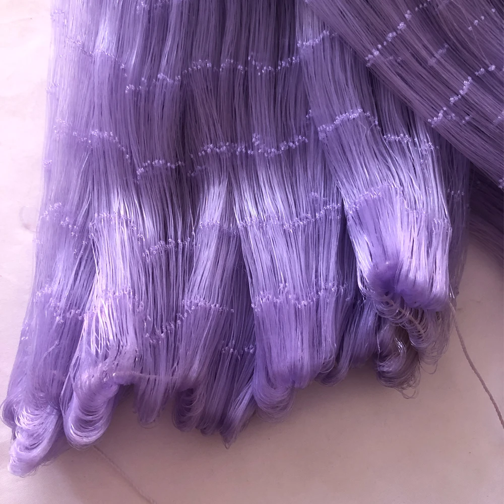 POUI COME DREAM Red de pesca de nailon monofilamnet Productos semiacabados Red de enmalle azul, línea gruesa 0,35 mm-0,5 mm, tamaño de malla 33 mm-44 mm - imagen 5