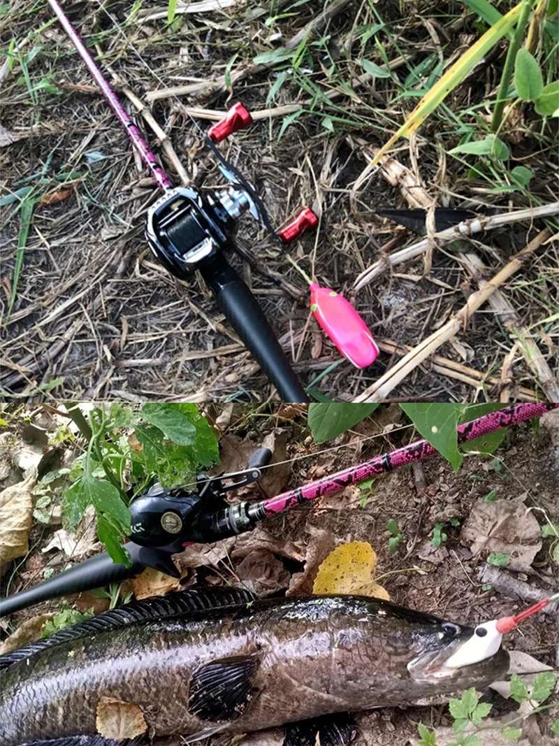 Caña de Casting WinsCraft Snake X5 – Carbono con anillas Fuji SiC - imagen 5