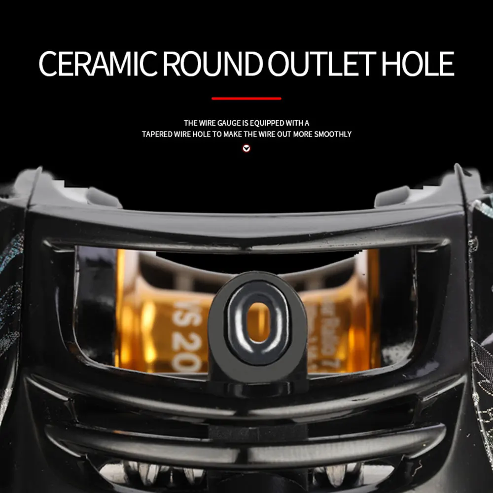 BILLINGS-carrete de pesca Baitcasting VS Model, relación de transmisión 7,2: 1, 8KG, carrete de pesca de arrastre máximo, adecuado para agua dulce - imagen 5