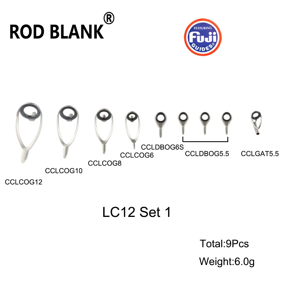 Componentes del kit de reparación de varillas marca ROD BLANK