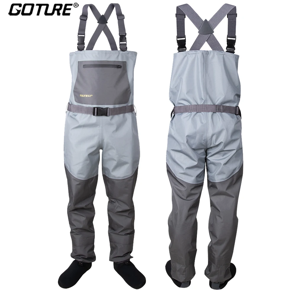 Goture Vadeadores Transpirables con Botas Integradas – Pesca a mosca - imagen 2