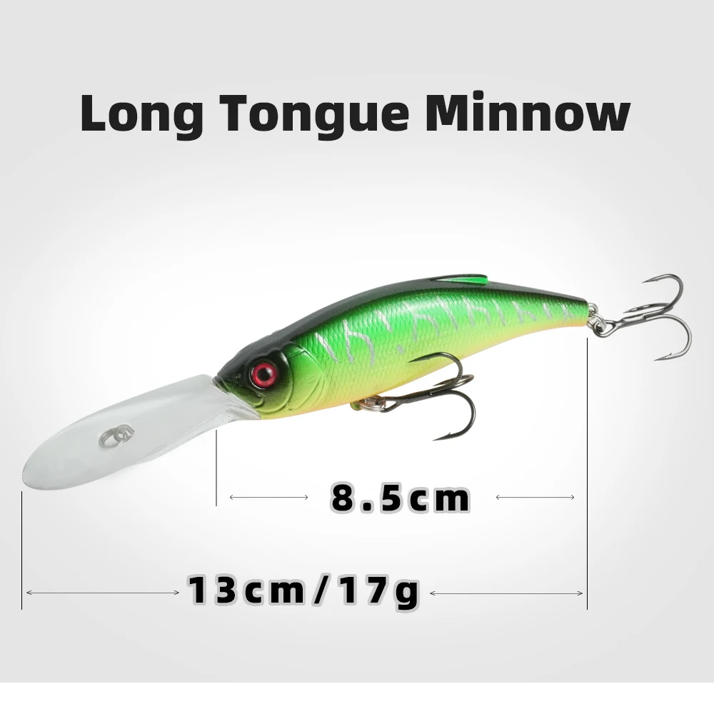WATERBOY, 1 Uds., señuelo de Pesca Minnow, 9cm, 17g, cebo duro Topwater, cebo Wobbler, Crankbait, carpa, lubina, aparejos de Pesca SwimBait - imagen 5