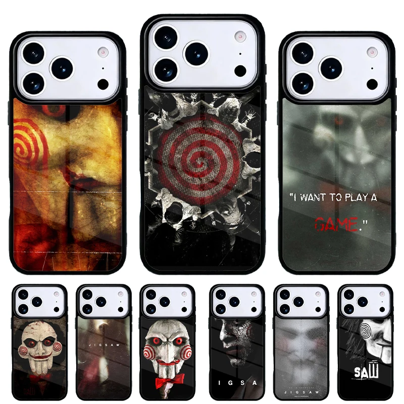Funda iPhone Diseño Jigsaw Saw – Carcasa Trasera Protectora