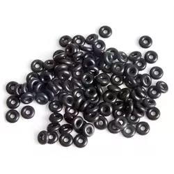 100 Uds junta tórica amortiguación a granel amortiguador de alivio fuerza de descarga amortiguación de apertura juego de bucle de goma equipo de pesca