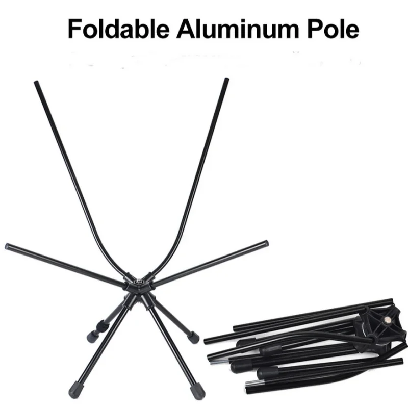 Sillas giratorias desmontables para acampar, silla plegable para mochilero al aire libre, asiento ligero con bolsa de transporte para pesca y senderismo - imagen 4