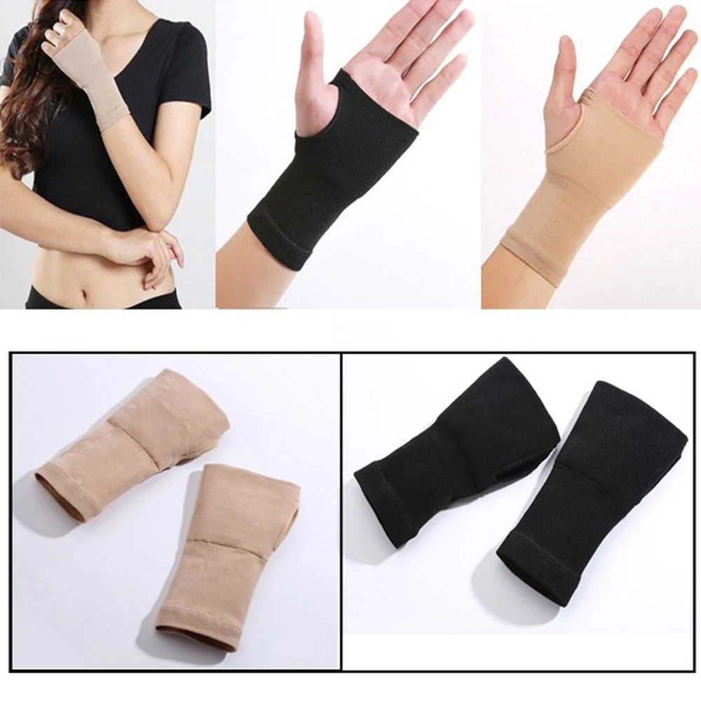 Soporte de férula de alivio para esguince, soporte para pulgar, palma de mano, túnel carpiano, guantes de soporte para muñeca, guantes de soporte para artritis - imagen 4